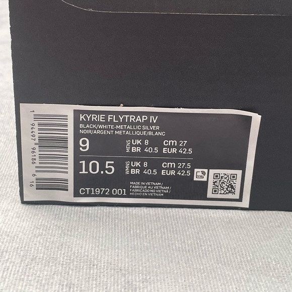 Nike Kyrie Flytrap 4 IV Basketball Shoes Sneakers CT1972-001‎ US Size 9 - Picture 9 of 9
